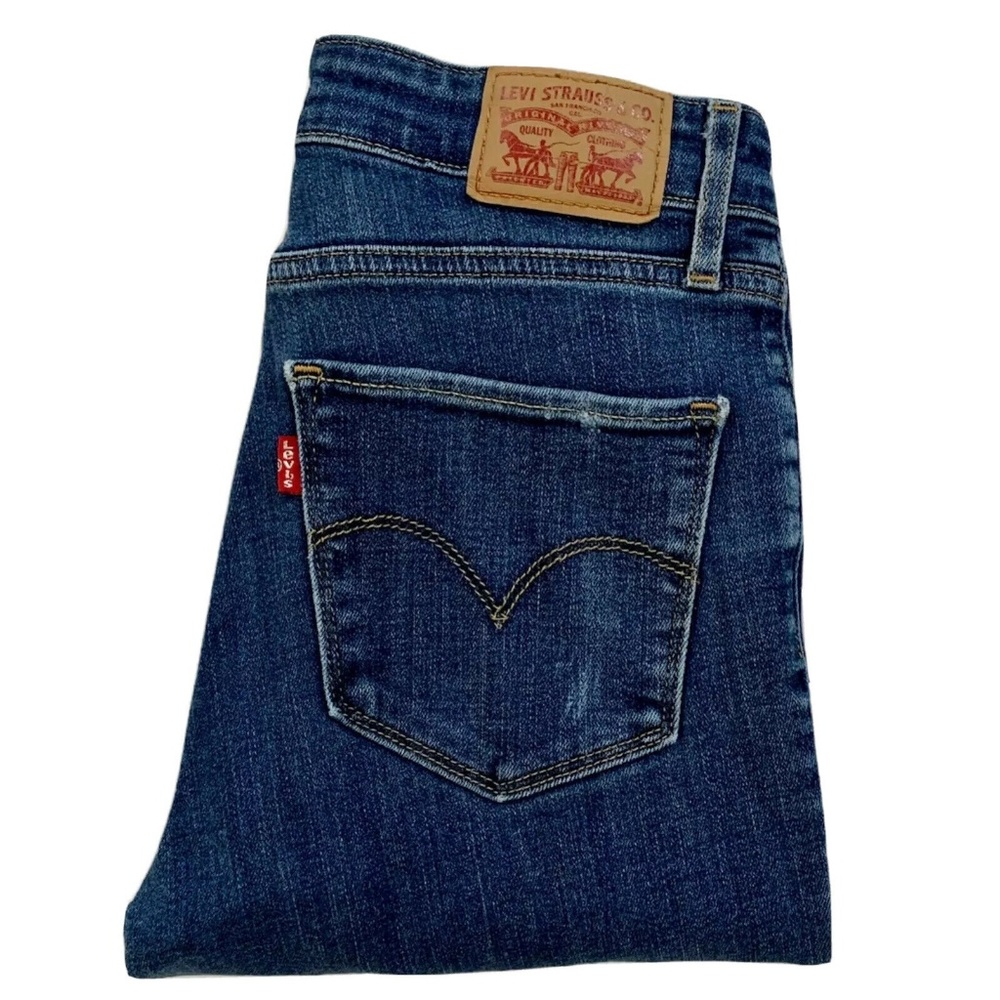 Levi's 721 Jeans High Rise Skinny Distressed